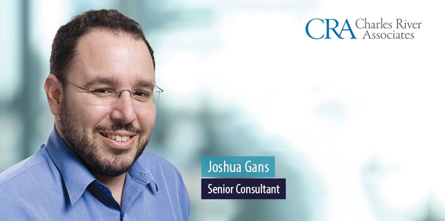 Charles River Associates adds Joshua Gans as senior consultant